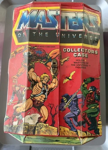 Vintage He-Man Masters Universe Collector’s figure Carrying Case 1984 40700 MOTU