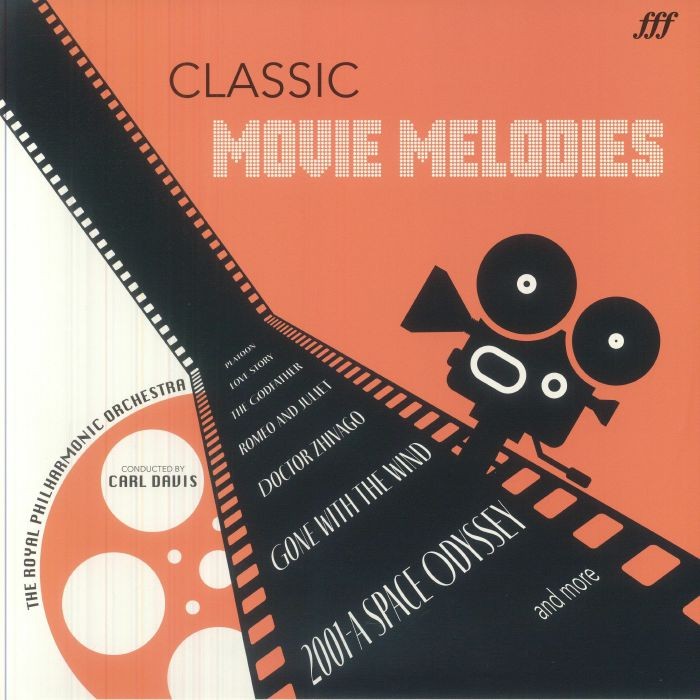 VARIOUS - Classic Movie Melodies - Vinyl (orange splattered vinyl LP)