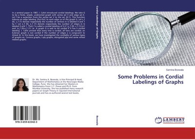 Some Problems in Cordial Labelings of Graphs Samina Boxwala Taschenbuch 180 S.
