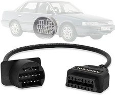 OBDII Adapter Fit for Toyota 17 Pin OBD1 to 16 Pin OBD2 Diagnostic Cable,Compati