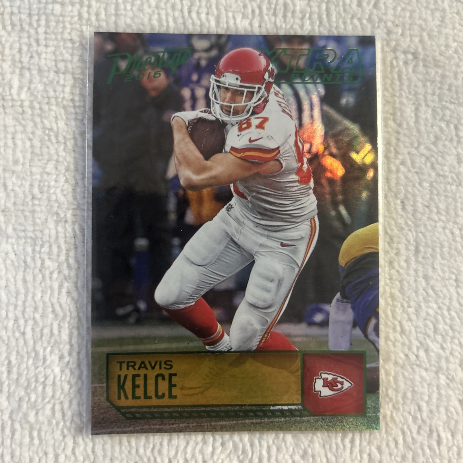 2016 Panini Prestige - Travis Kelce #100 Xtra Points Green