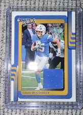 2025 Panini Donruss - Donruss Threads Ladd McConkey #DTH-LMY (MEM)