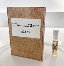Oscar De La Renta Alibi Eau De Parfum Sample Spray 0.06 fl oz/ 2 ml NEW CARDED