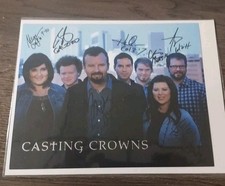 CASTING CROWNS Autographed All 7 Band Signed ...