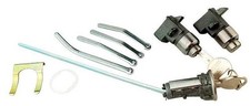 Glove Box Console And Trunk Lock Set For 1966-1969 Dodge Charger And Coronet