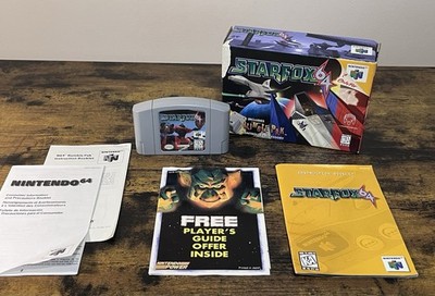 Star Fox 64 (Nintendo 64, 1997) With Box and Manual - Used - No Rumble Pak Read