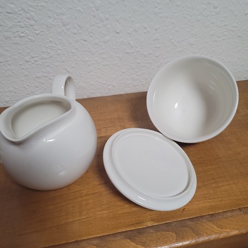 Villeroy & Boch Sugar Creamer Set White China Made in Germany - Picture 6 of 9