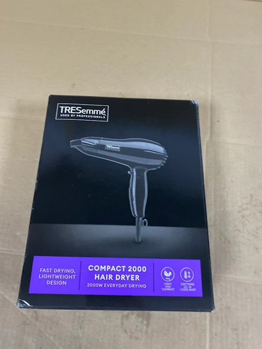 TRESemme Compact 2000W Haar DC Motor Trockner leicht & kompakt 2 Geschwindigkeiten schwarz