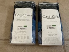 Calvin Klein Cotton Classic Fit 2 4-Pack Hip Brief, Total 8 Briefs. Brand New.