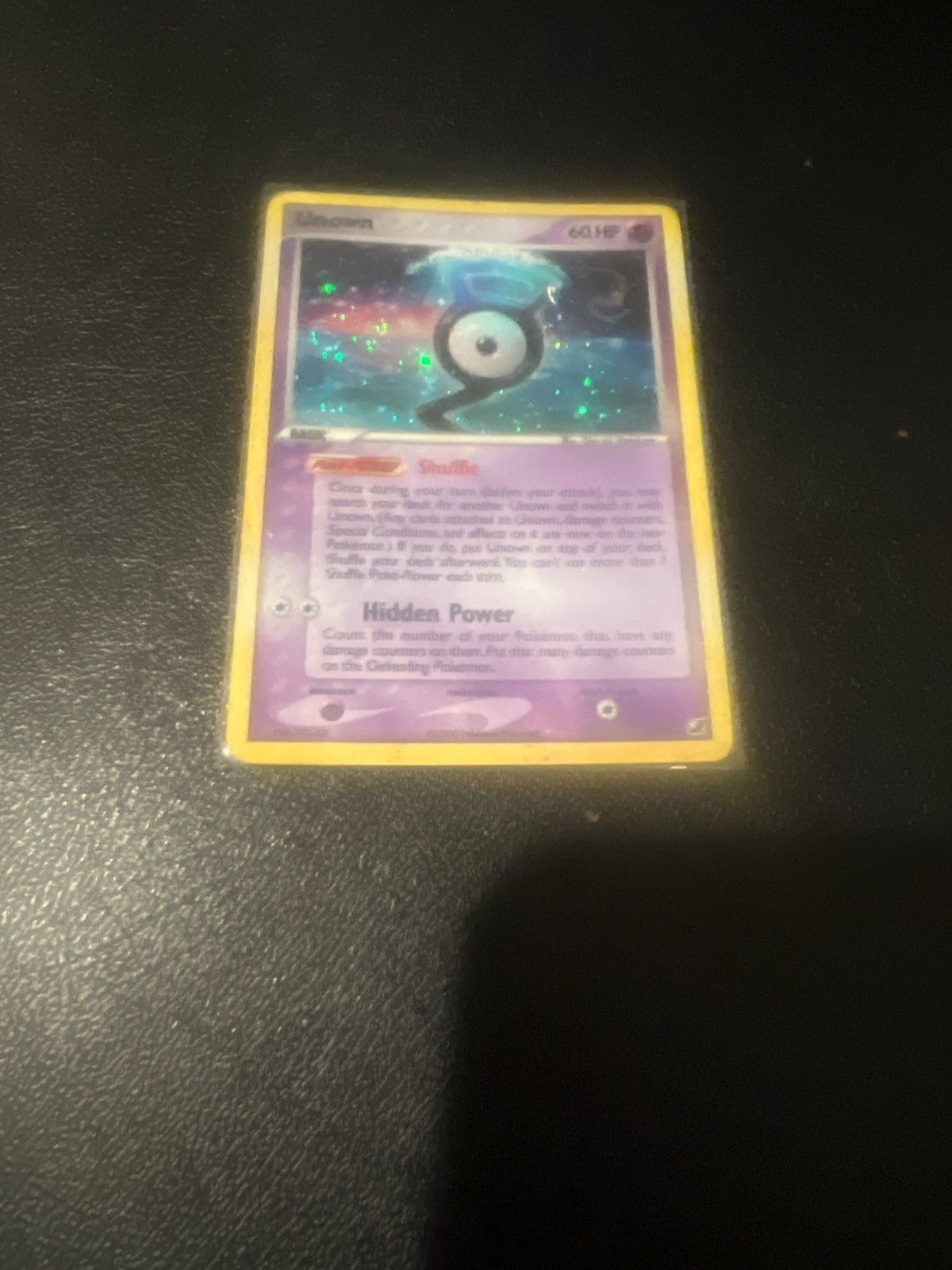 Unown (G) G/28 Unseen Forces Holo NM