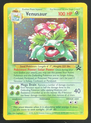 1999 Pokemon Wizards Black Star Promos #13 Venusaur