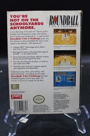 Nintendo NES Roundball Cartridge, Box, No Manual - Tested & Working