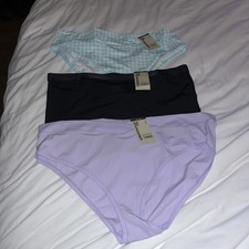 3 Pairs No Boundaries hipster Nylon Spandex Blend Panties Size XXL 22 seamless