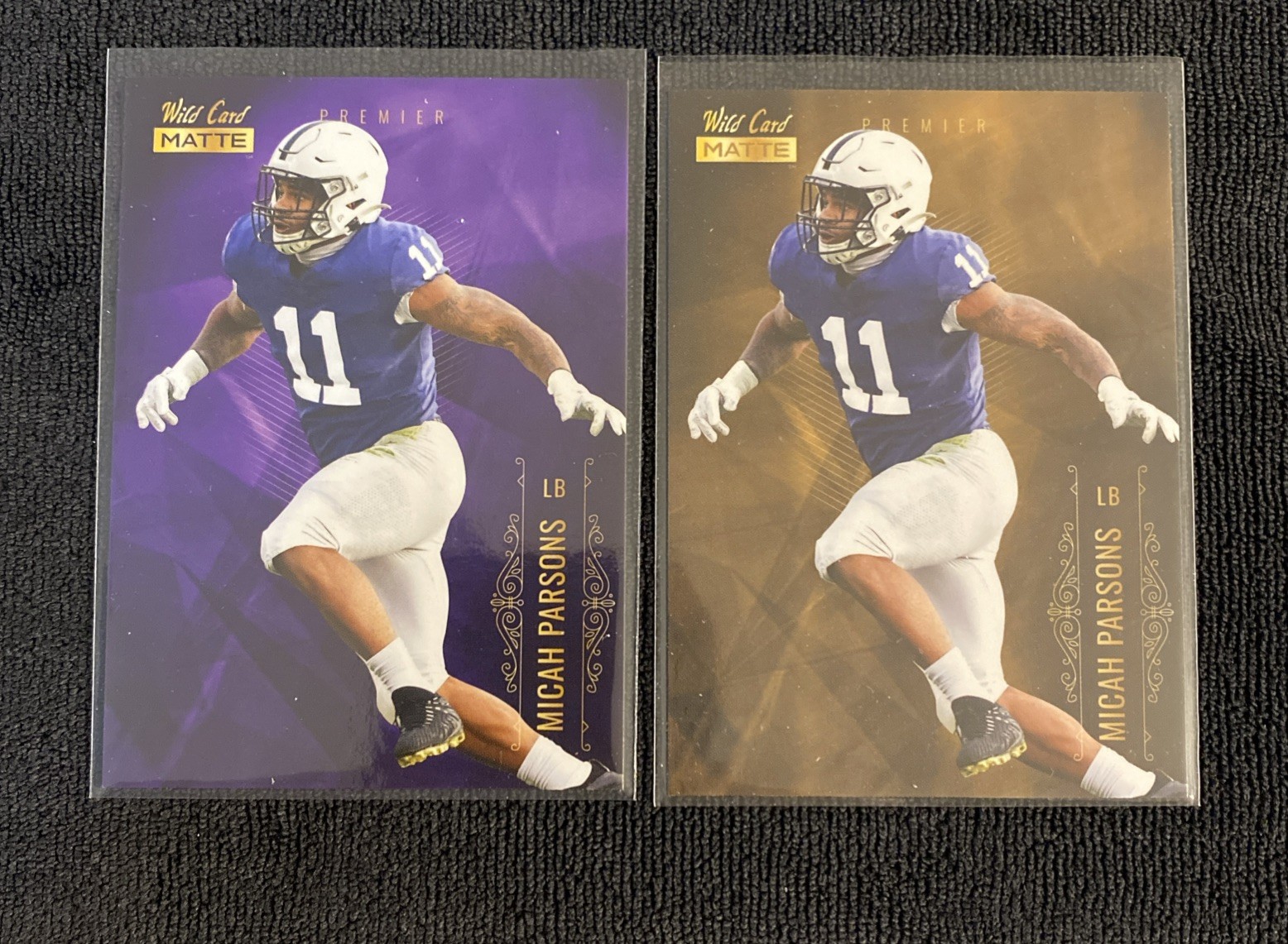 Micah Parsons Wild Card Matte Gold #MBC18 Base