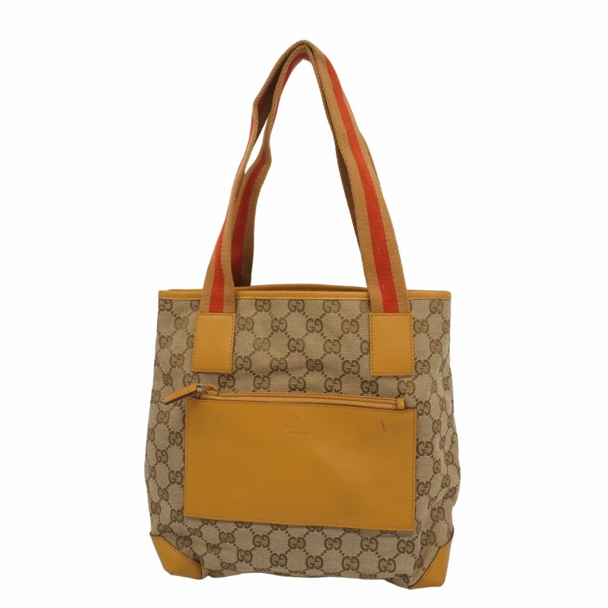 Sac fourre tout Gucci GG toile beige argent femme occasion