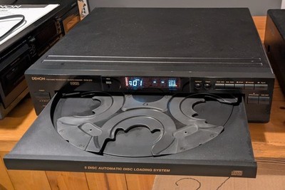 Vintage DENON DCM-370 Audiophile HDCD 5-disc Auto Changer *Tested