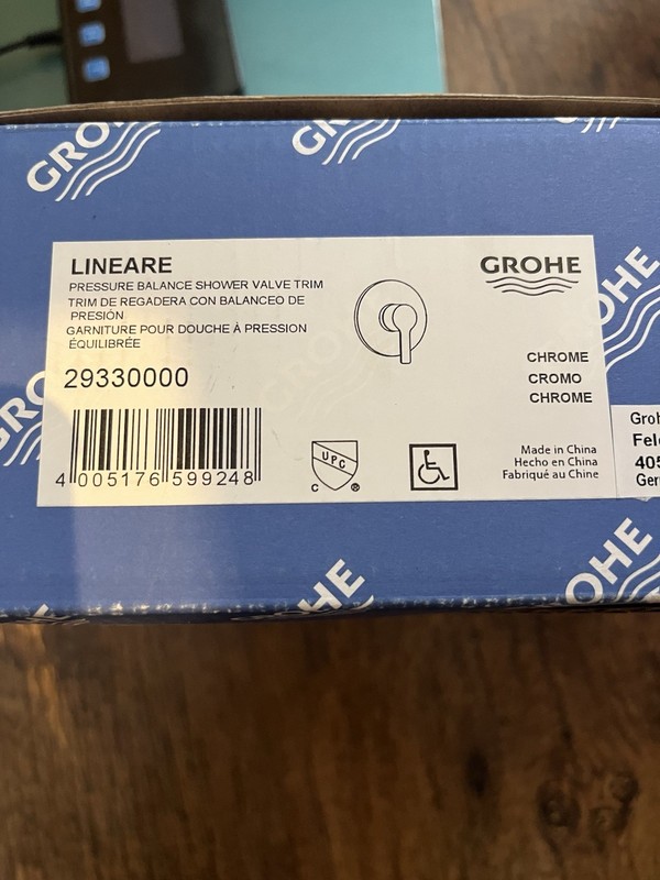 Grohe 29330000 Lineare Pressure Balanced Valve Trim Only🔥