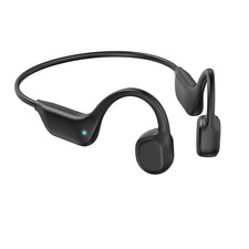 Bone Conduction Headphones, Wireless Bluetooth 5.3 Open-Ear Headphones Black
