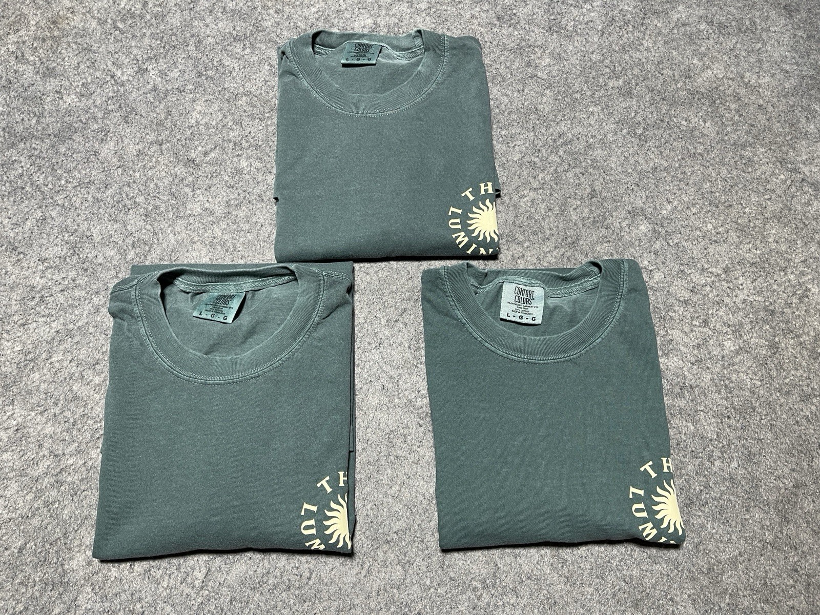 NEW The Lumineers Austin TX 10.14.2025 SOLD OUT Concert Tour Shirt L Green FOLK image 7