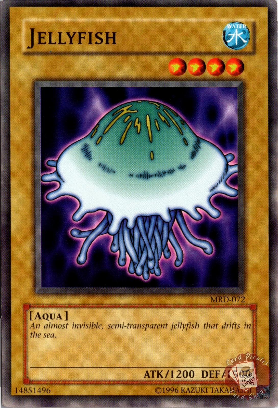 Jellyfish MRD-072 YuGiOh Metal Raiders trading card — raw and PSA graded price guide