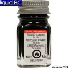 Testors 1149TT Enamel 1/4 oz Flat Black