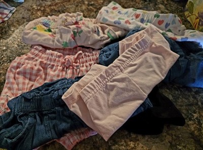 Lot of 11! Baby girl tanks. Shirt. Shorts shirt. Size 6-9 Months