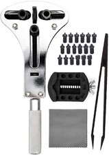 Watch Battery Tool, 3 Point Large Wrench for Wristwatch Case Back Open, Back ...