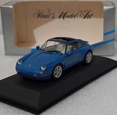 Porsche 911 993 Targa 1995 Blue Met 1:43 Minichamps 430063060