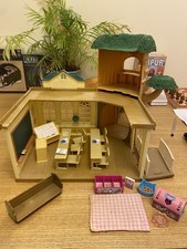 Sylvanian Families Country School Playset Bundle with Some Missing Pieces