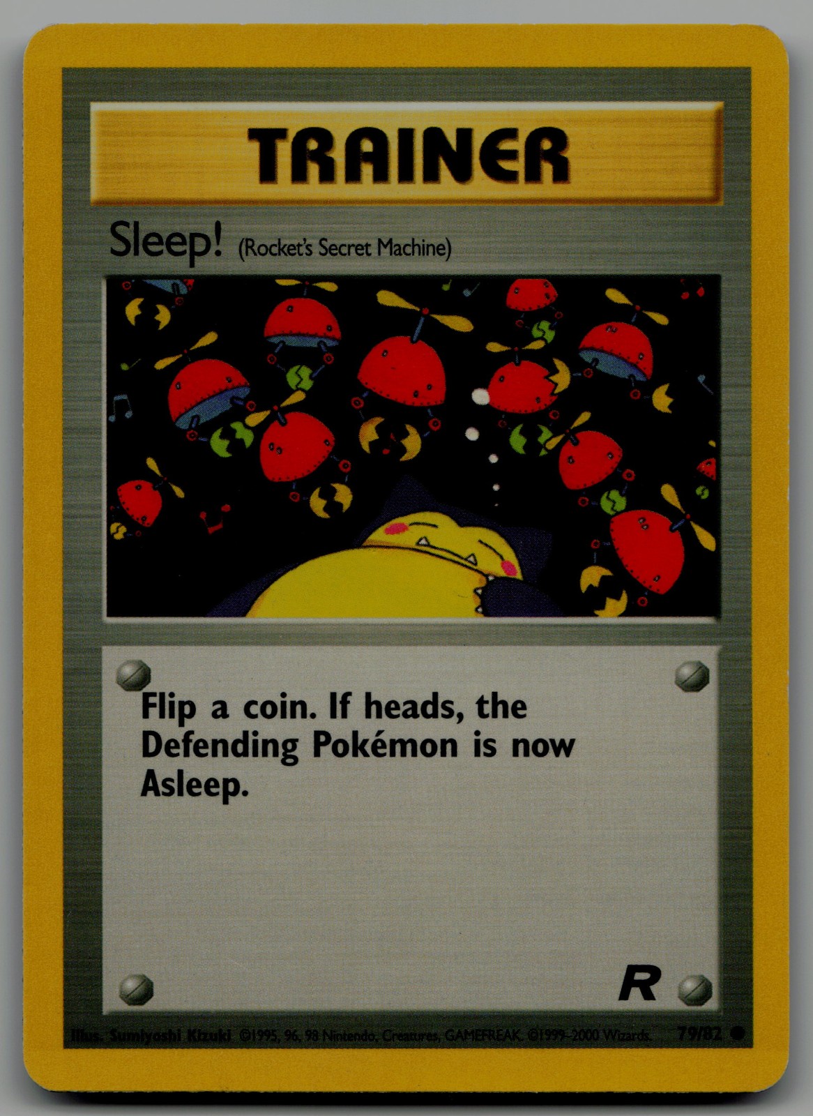 Sleep! (Rocket's Secret Machine) Common Team Rocket 79/82 NM