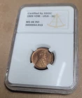 1909 VDB Lincoln 1c Cent SSGC MS 66 Red