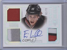 2013-14 Panini National Treasures Rookie NHL Gear 2/75 Elias Lindholm Auto 7b5