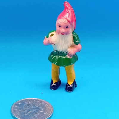 Vintage Kunststoff Wichtel Elfe Figur oder Schneewittchen Minifigur