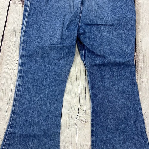 Vintage Y2K Embroidered Jeans Flower 5T Flare Pants Girls Blue Jeans - Picture 10 of 15