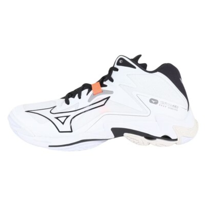 Mizuno Wave Lightning Z8 MID White Black V1GA240551 Men's Size | eBay