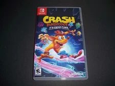 Authentic Case ONLY Replacement Switch Crash Bandicoot 4 It's about Time