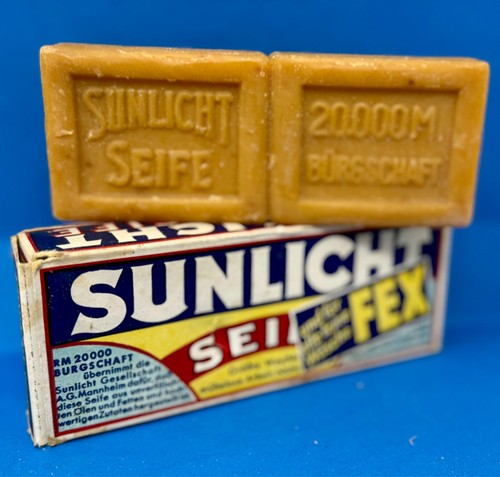 Sunlicht Seife FEX Doppelstück Waschmittel 1930/40er Jahre Unbenutzt /P12.1/9 - Bild 13 von 13