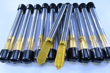 LOT ( 12 ) NEW USA 3/8" X 4" LONG LENGTH SUPER TOOL SOLID CARBIDE SPADE DRILLS