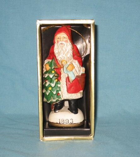 Vtg Memories Of Santa Christmas Ornaments In Box, Hand Painted **FREE SHIPPING** - Picture 32 of 69