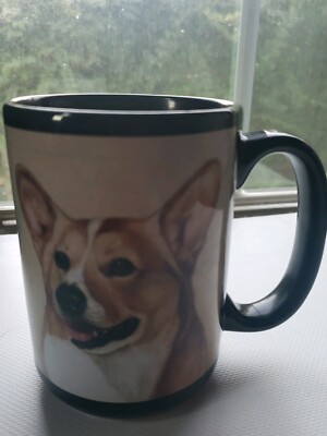  Faithful Friends Corgi Dog Breed Mug by Imprints Plus NWOB 15 oz LARGE