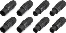 4 EACH NEUTRIK NAC3M-TRUE1-S  NAC3F-TRUE1-S 20A Power IN/OUT Cable End