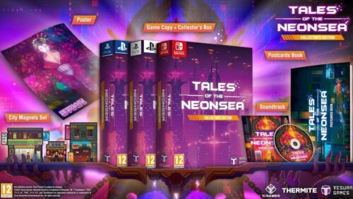 TALES OF THE NEONSEA - COLLECTOR’S EDITION - Nintendo Switch - REGION FREE - NEW - Picture 2 of 22