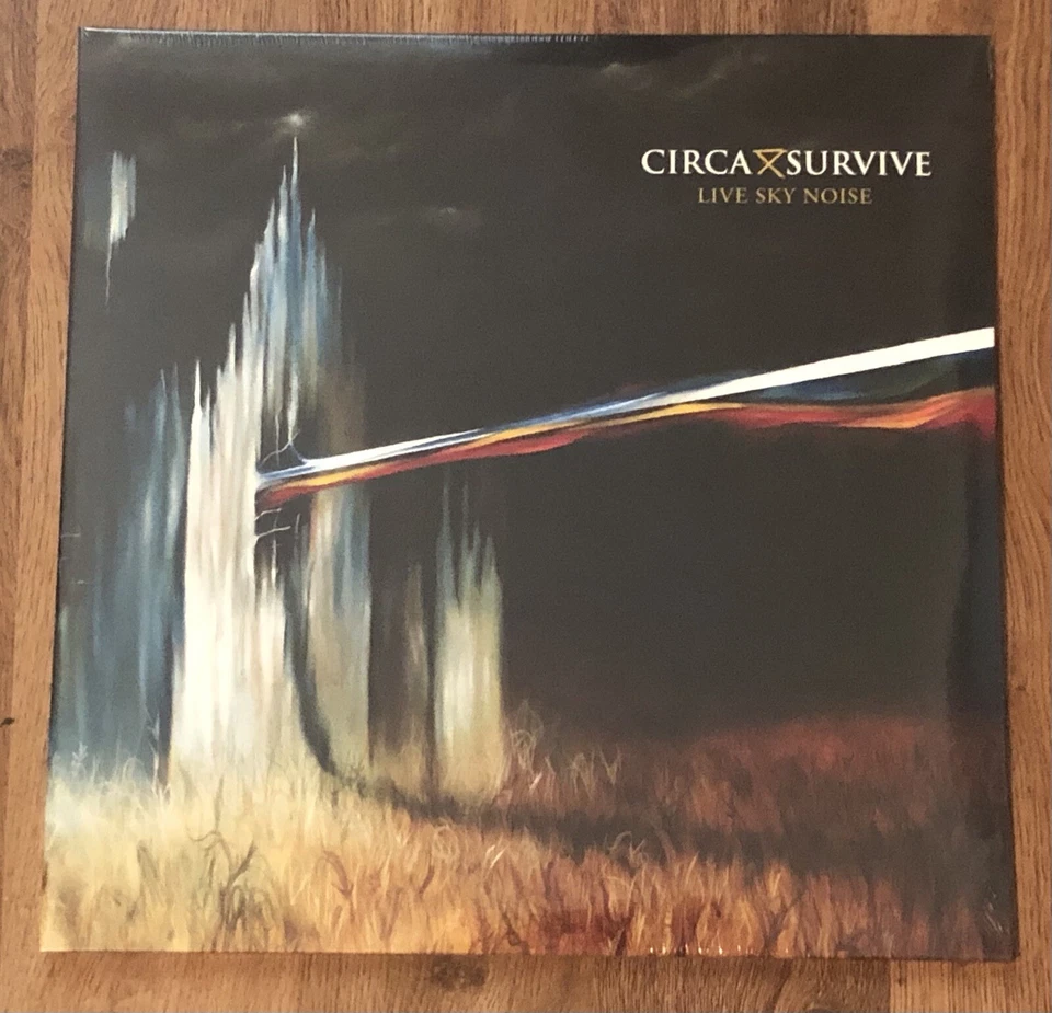 SEALED Circa Survive - Live Sky Noise Red/Yellow Marble vinyl 2xLP record NEW - Image 2 of 3