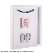 ArtToFrames 11x17" Shadow Box Frame, Framed in White, Various Colors