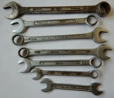 DRAPER DROPED FORGED SPANNERS  x 8 metric & imperial , one not shown