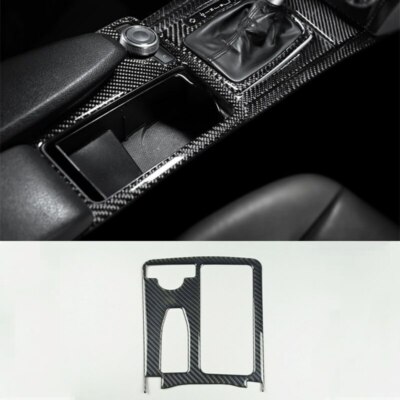 Carbon Fiber Gear Shift Water Cup Frame For Mercedes Benz C E Class W204 W212