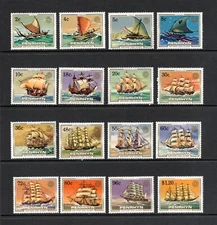 R5125  Penrhyn  1984   sailing ships   SHORT-SET  16v.   MNH