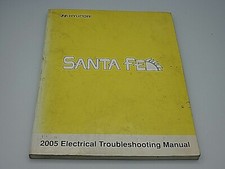2005 Hyundai Santa Fe Electrical Wiring Diagram Manual Book Schematics OEM -Read