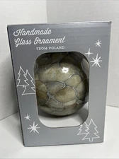 Zorza Handmade Polish Artisan Glass Ornament New In original box