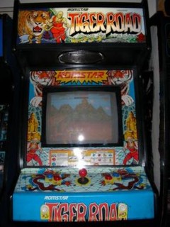 TIGER ROAD ARCADE MACHINE by CAPCOM 1987 (Excellent Condition) *RARE*